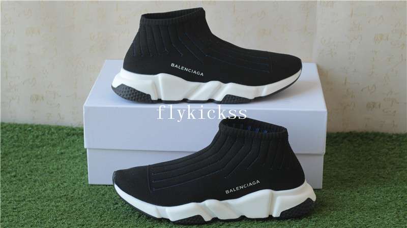 Balenciaga Speed Trainer Low Black Blue White